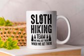 Mok Sloth Hiking Team - FamilyFirst - Gift - Cadeau - LoveMyFamily - GezinEerst - FamilieLiefde - Mom - Sister - Dad - Brother - Mama - Broer - Vader - Zus - anime - Teacher