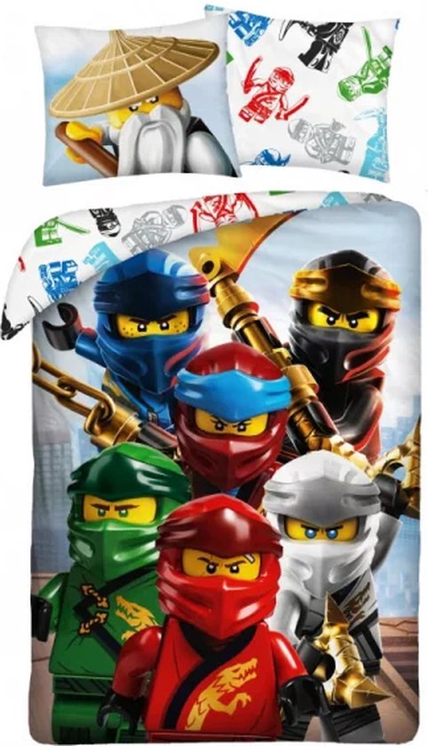 Lego Dekbedovertrek Ninjago - Eenpersoons - 140 x 200 cm - Katoen