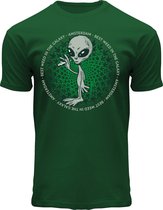 Fox Originals Galaxy T-shirt Amsterdam Heren & Dames Katoen Green