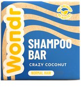 WONDR shampoo bar - Crazy Coconut - Hydraterend - Alle haartypes - Tropische geur - Sulfaatvrij - 55g