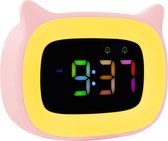 Lichtgevende Kinderwekker voor Jongeren met Herhalingsmodi - Modern Design - Duidelijk Display - Eenvoudige Bediening - USB-Oplaadbaar - Optimaliseer Slaaproutine - Stijlvolle Slaapwekker voor Betere Nachtrust