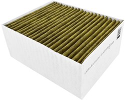 AllSpares CleanAir Plus Koolstoffilter voor afzuigkappen geschikt voor Bosch, Siemens ,Gaggenau, Constructa 11033934 - 11017314 (233x190x100mm)
