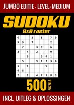 Sudoku Medium - Jumbo Editie - 500 Puzzels - Incl. Uitleg en Oplossingen