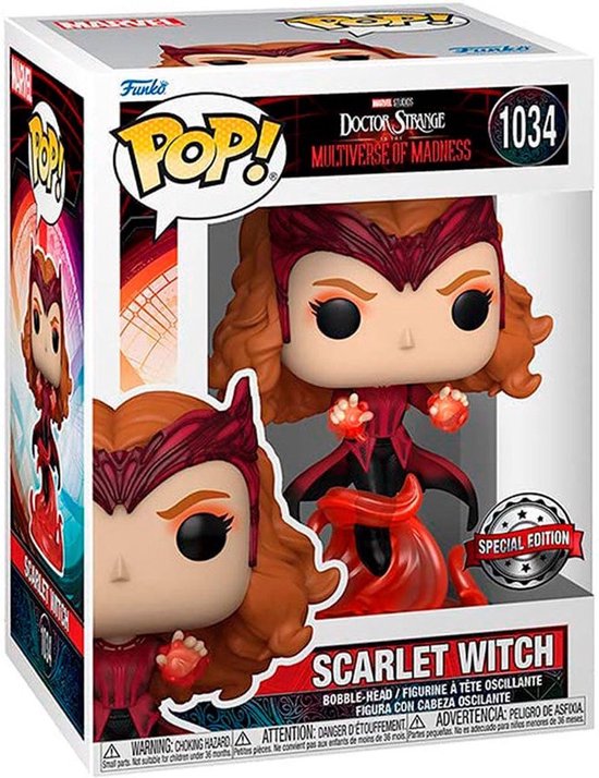 Foto: Funko pop marvel avengers scarlet witch 104 special edition exclusive