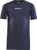 Craft Pro Control Compression Shirt Kinderen - Marine | Maat: 134/140