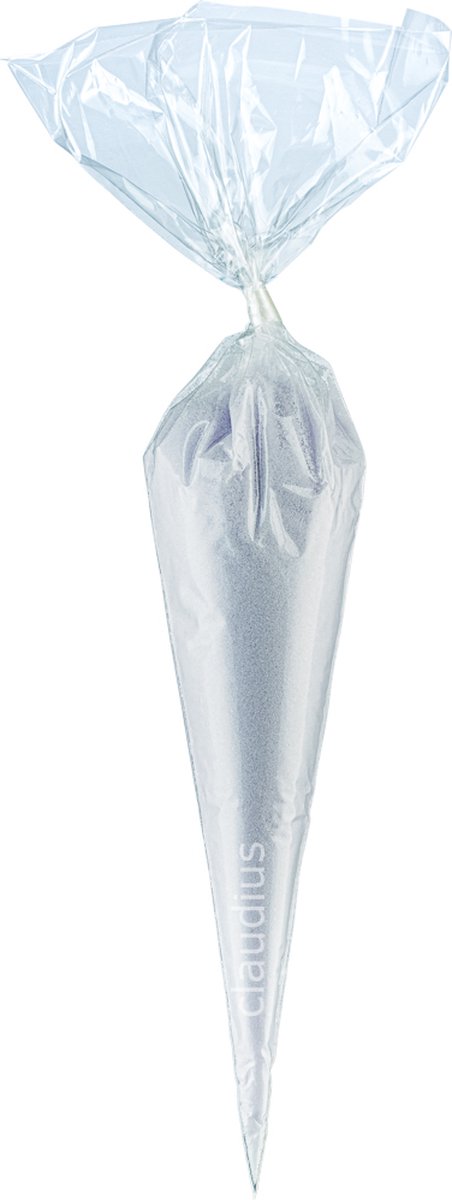 Goedkoopste Scrubzout Lavendel - 500 gram in puntzak transparant - set van 6 stuks - Hydraterende Lichaamsscrub