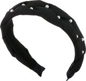 Emilie collection - haarband - zwart - parels - diadeem