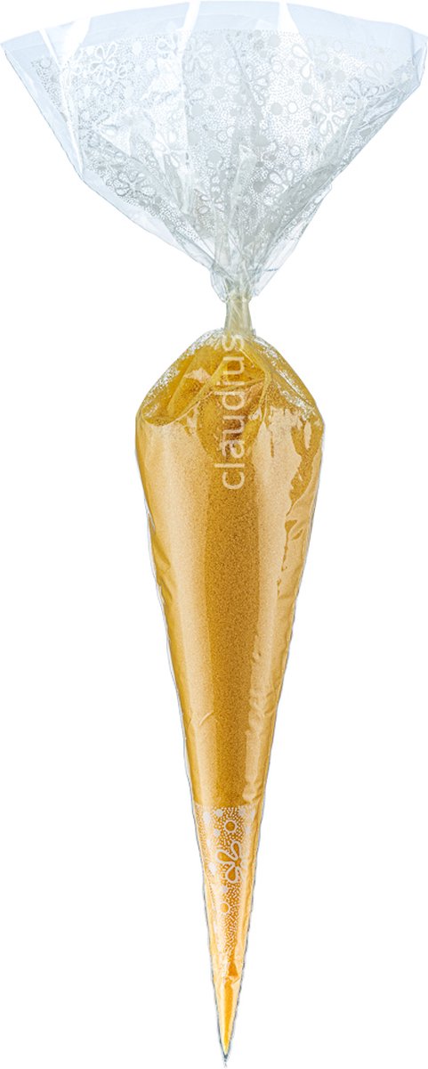 Goedkoopste Scrubzout Appel-Kaneel - 500 gram in puntzak wit - set van 6 stuks - Hydraterende Lichaamsscrub