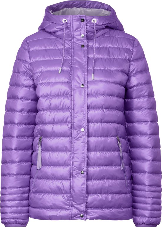 Street One Short Padded jacket shiny lilac maat 44