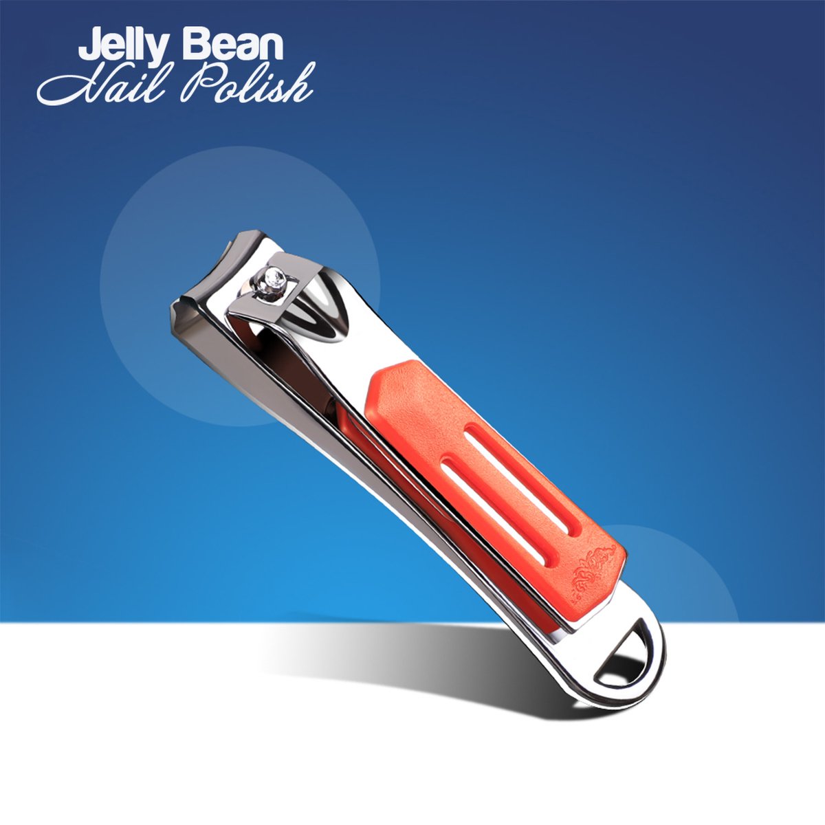 Jelly Bean Nail Polish nagelknipper met grip Oranje groot model senioren nageltang nagelschaar voor vingernagels en teennagels