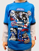 Mickey Mouse Manches Longues Blauw/ Grijs- Taille 128