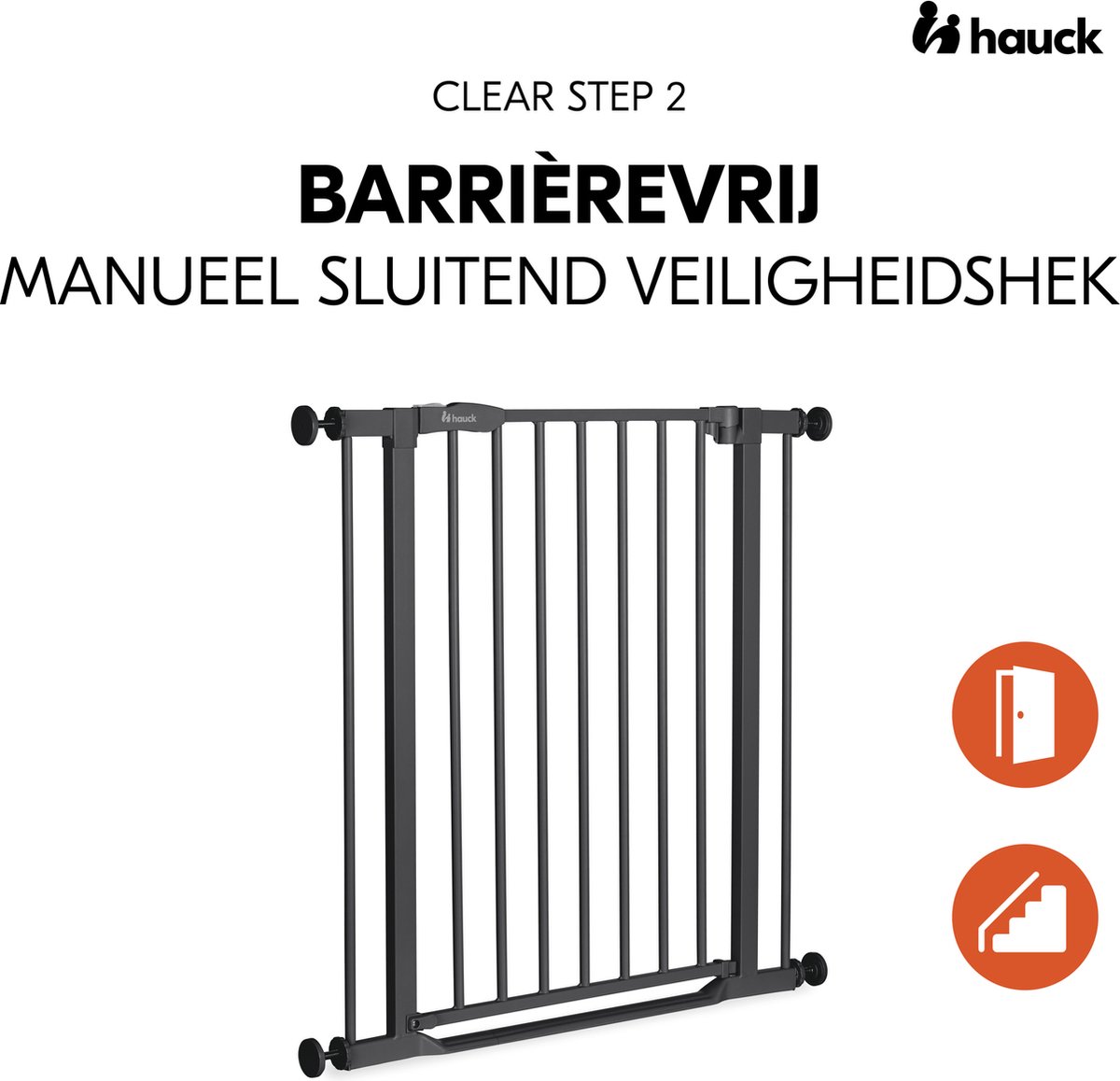 Hauck Clear Step 2 veiligheidshekje - Traphekje - Zwart - 75-80 cm – foto 4