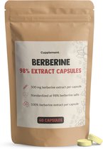 Complément | Berbérine 60 Gélules | Livraison gratuite | Extrait de berbérine à 98 % | La plus haute qualité 500 MG par capsule