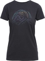 Black Diamond Summit Scribble T-shirt Met Korte Mouwen Grijs XS Vrouw