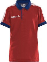Craft Pro Control Poloshirt Jr 1906736 - Bright Red/Navy - 134/140