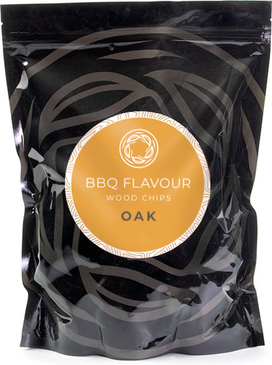 BBQ Flavour - Rookhout - Rookmot - Rooksnippers - Eiken - Oak - 500 gr - BBQ Flavour