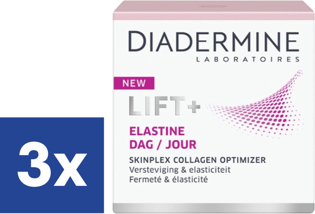 Diadermine Lift+ Elastine Dagcrème 3 x 50 ml