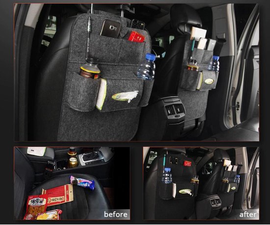 Sac de rangement de dossier de siège de voiture de Luxe pour iPad et  rangement de | bol