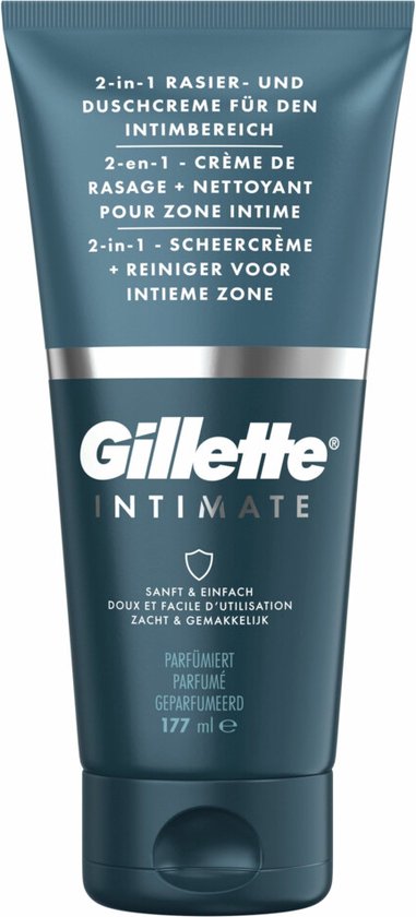 Gillette Intimate - 2-In-1 Scheercrème & Reiniger - Voor Intieme Zone - 150 ml