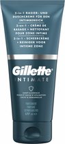 Gillette Intimate - 2-En-1 Crème De Rasage + Nettoyant Pour Zone Intime - A l’Aloe Vera - 150 ml