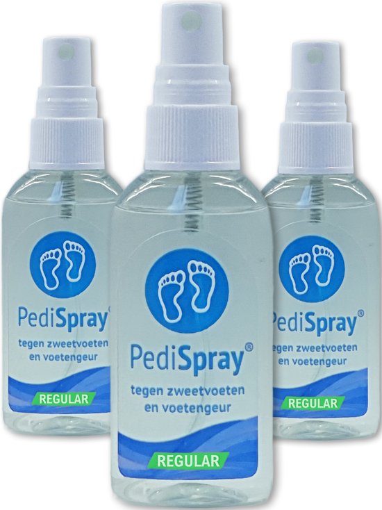 PediSpray® - Voetspray tegen Zweetvoeten, Stinkvoeten & Stinkende schoenen - Anti Transpirant - PediFris.nl