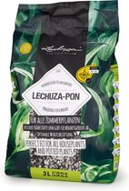 LECHUZA-PON 3 liter - Hoogwaardig, mineraal plantensubstraat - Voorbemest voor 6 tot 8 maanden - ALTIJD BETER DAN AARDE!