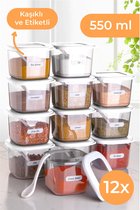 GOURMETmaxx Klick-it Vershouddozen met deksel, 36-delige set, opbergdoos voor meal prep, luchtdichte, lekvrije en stapelbare voorraaddozen met deksel, BPA-vrij