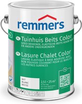 Remmers Tuinhuis beits wit (RAL9016)  2,5 liter