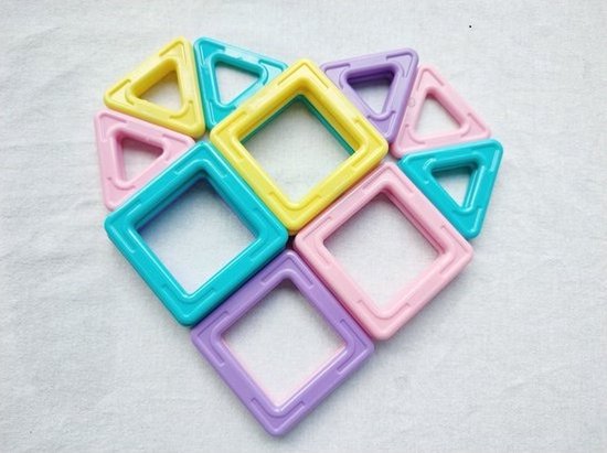 AOMIKS Magnet Blokken 173 Stuks Mini Magnetische Bouwtegels Macaron Kleur 3D Bouwstenen Inspirerend & Educatief STEM Speelgoed voor Kinderen Leeftijd 3 4 5 6 7 8 Jaar Oud