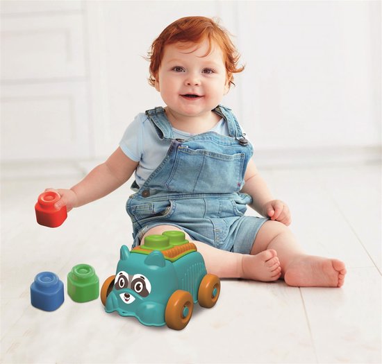 Clementoni Soft Clemmy - Emmer met Bouwset en Hondje - Zachte Stapelblokken - Speelgoed voor Baby’s vanaf 6 maanden van Clementoni — afbeelding 3