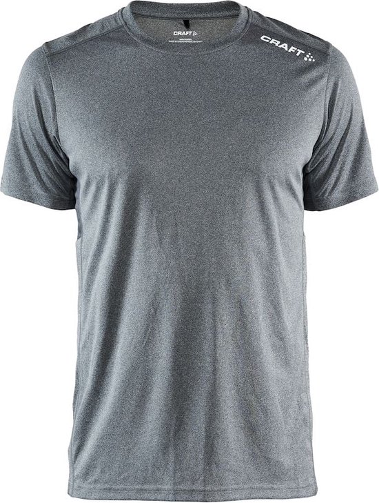 Craft Rush SS Tee M 1907361 - Dk Grey Melange - XS