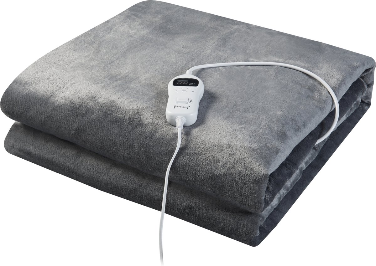 Elektrische deken Archi warmtedeken 200x150 cm donkergrijs