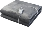 Bol.com Elektrische deken Archi warmtedeken 200x150 cm donkergrijs aanbieding