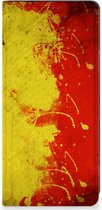 Smartphone Hoesje Geschikt voor OPPO A58 4G Portemonnee hoesje Belgische Vlag