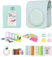 Somstyle Set complet Accessoires de vêtements pour bébé pour Fujifilm Instax Mini 12 – Sac pour appareil photo avec Filtres, album photo et plus – Vert menthe