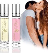 Parfum, Erotisch parfum, Feromoon aantrekkende parfumolie- parfum voor vrouwen/mannen, trekken feromonen voor vrouwen of mannen aan. Love Lust-parfum (2 Stuks)