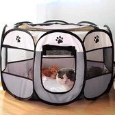 Tente pour animaux de compagnie - Maison pour animaux - Pliable - Clôture octogonale - Grande tente pour chien - Tente pour chat -