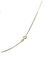 Bijoutier Verlinden - or jaune - collier - collier - vénitien - 50 cm de long - 0,6 mm de large - 1,2 grammes - bijoux - 14 carats.