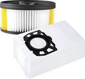 Stofzuigerzakken en patroon filter set geschikt voor Karcher WD4 / WD5 - WD4000 - 5999 - vervangt 6.414-960