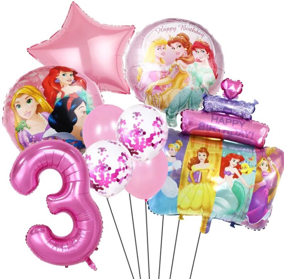 7e verjaardag decoratie meisje verjaardag koningin tiara prinses kronen 7e verjaardag sjerp 7 jaar oude verjaardag taartdecoratie cijfer kaarsen ballonnen set voor meisjes verjaardagsfeest decoratie
