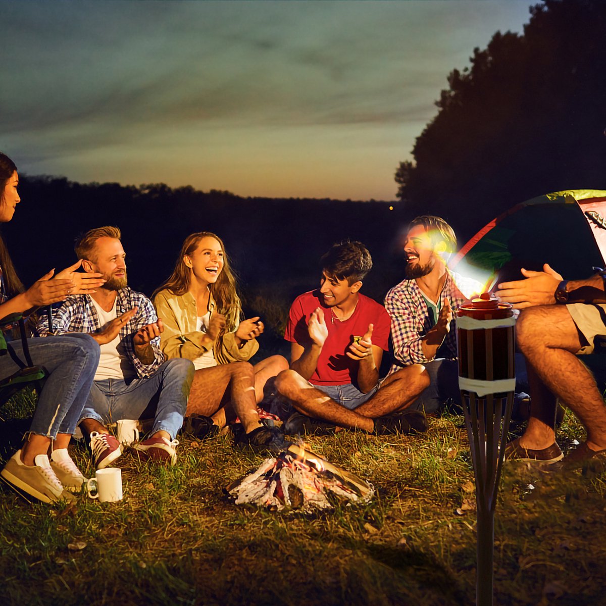 Relaxdays tuinfakkels, set van 8, 90 cm, bamboe fakkels, oliefakkels Relaxdays tuinfakkels, set van 8, 90 cm, bamboe fakkels, oliefakkels