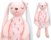 Playos® - Knuffel Konijn - 35 cm - Roze - Baby Knuffel - Bunny - Rabbit - Pluche Speelgoed - Knuffels