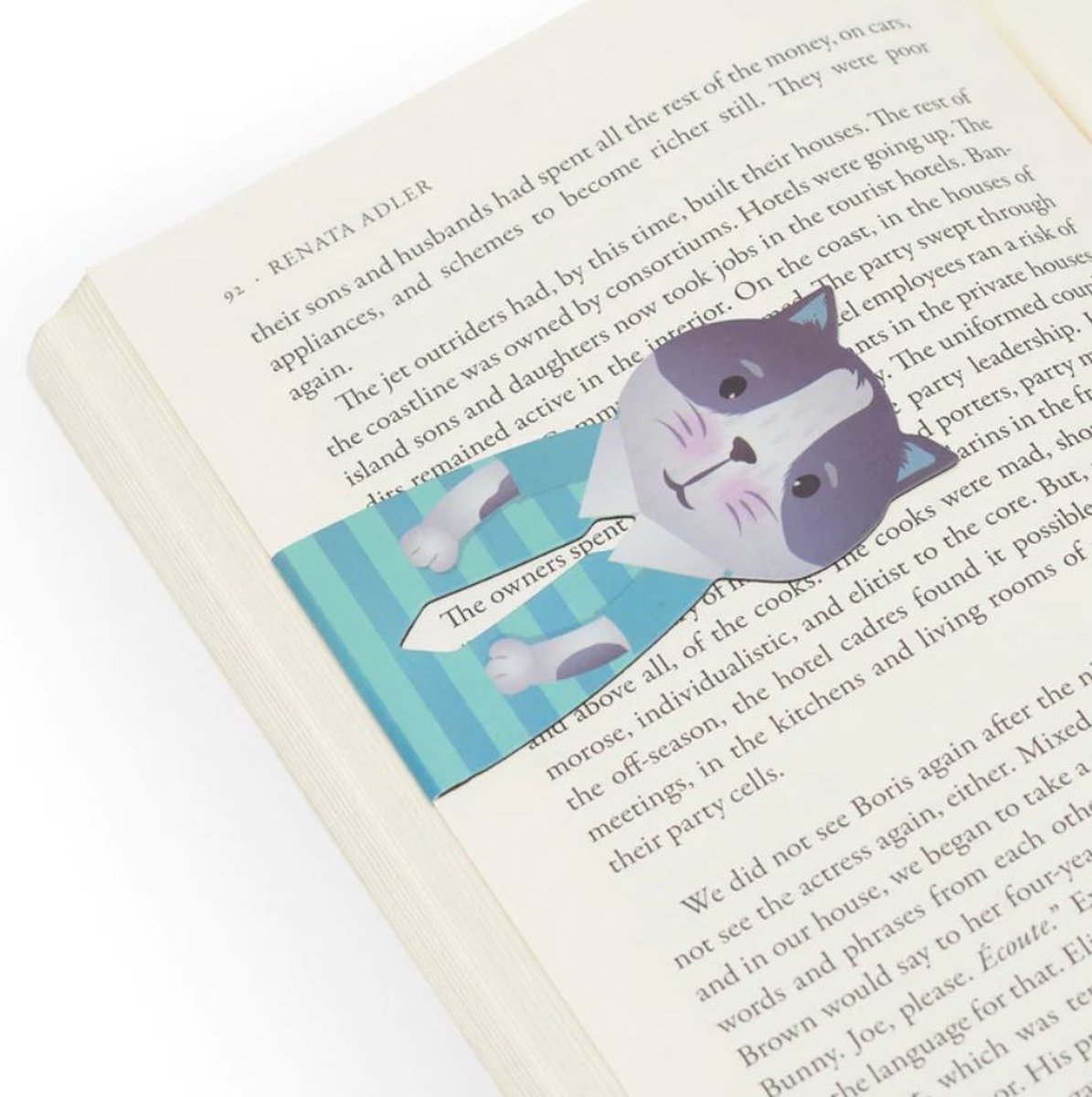 boekenlegger Kat line markers leesliniaal leeshulpje