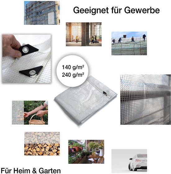Transparante Afdekzeilen – Waterdicht, UV-bestendig Transparante Afdekzeilen – Waterdicht, UV-bestendig