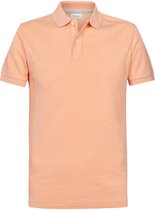 Profuomo slim fit heren polo - zalm roze - Maat: XL