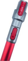 SIDANO® telescopische stofzuigerbuis compatibel en ter vervanging voor Dyson steelstofzuigers, 47-71 cm, rood/grijs