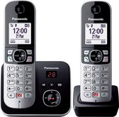 Panasonic KX-TG6862JTB, DECT-telefoon, Draadloze handset, Luidspreker, Nummerherkenning, Zwart, Zilver