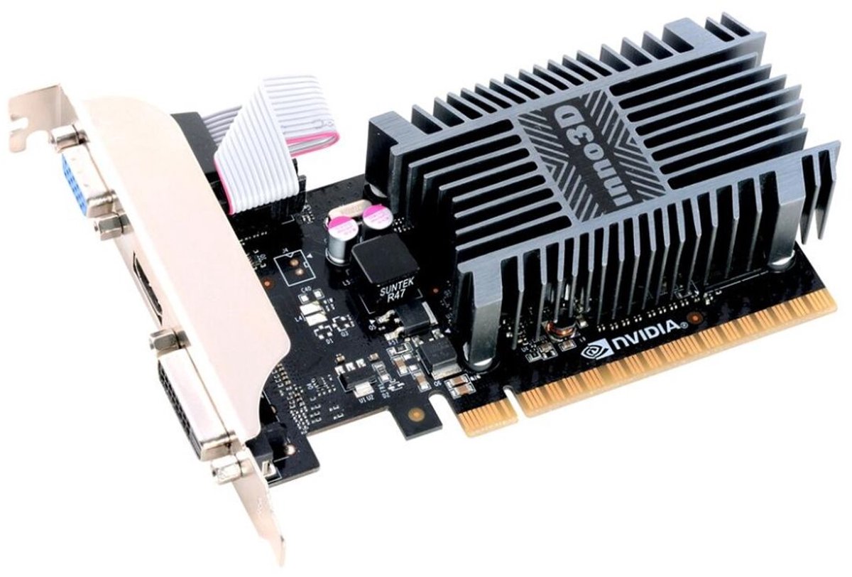 INNO3D GEFORCE GT 710 2GB DDR3 LP HDMI, DVI-D, VGA