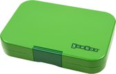 Yumbox Tapas XL - lekvrije Bento box lunchbox - 4 vakken - Jurassic Green / Shark tray