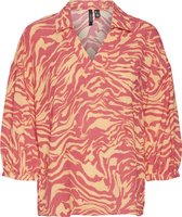 Vero Moda Blouse Vmilona 3/4 Top Wvn Btq Ga 10305420 Raspberry Sorbet Dames Maat - S